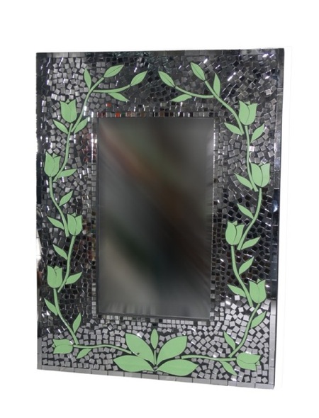 81281A Mirror Flower Motif (60x80 cm)