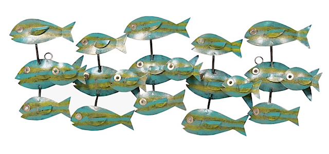 81905 Wall School Fish (56x5x25 cm)