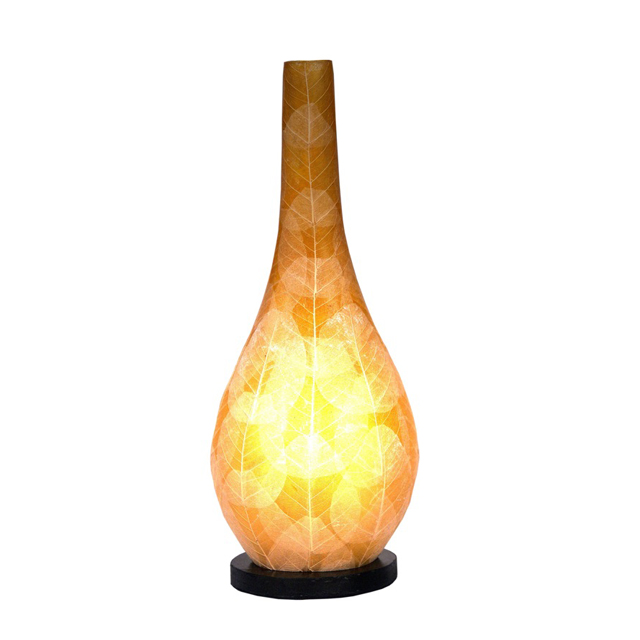 HLR02 Lamp Bottle High Leaves (34x15x80 cm)