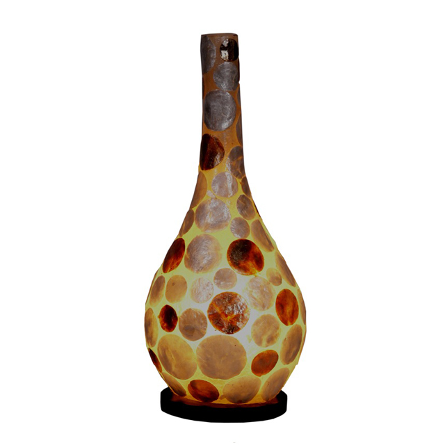 HLR11 Lamp Bottle Onio Round Seashell (D. 18x45 cm)