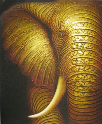 HPC11 Elephant (Brown-Gold-Grey)