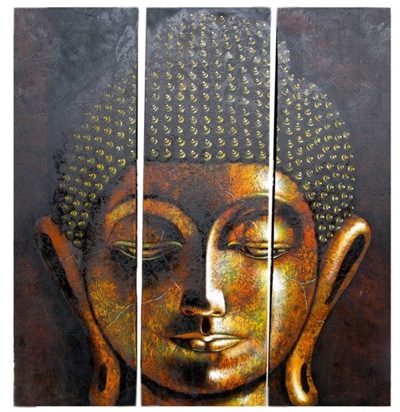 HPC19 Buddha Set Of 3 (90x100 cm)