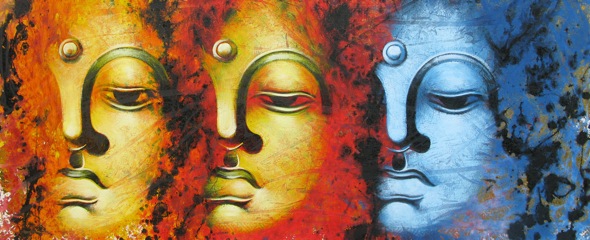 HPC20 Buddha Face (150x60 cm)