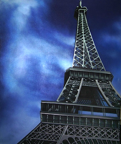 HPC379 Eiffel Tower 100x4x120cm
