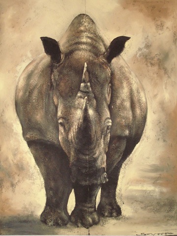 HPS110 Rhinoceros Set Of 2