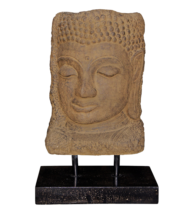 HSS07-Buddha-Face-Statue-on-Stand