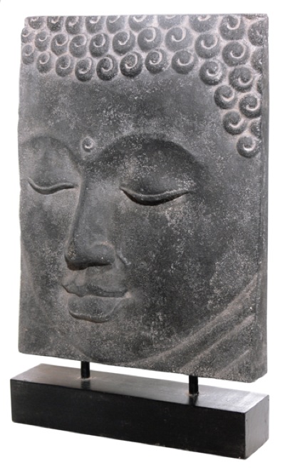 HST65B Panel Buddha Head On Stand (25x6x40 cm)