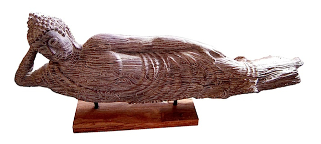 HWD17 Buddha Lying On Stand 170x35x60cm