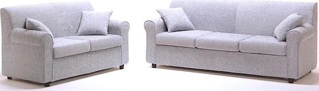 ZANI10 - Sofa 2 & 3 Seater Grey Fabric (Sofa Bed Fabric)