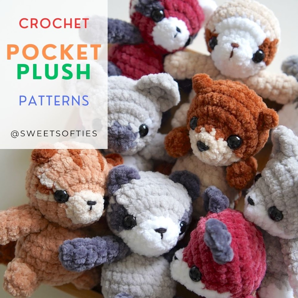 Pocket Plush Collection · 12 Mini Amigurumi Animal Patterns