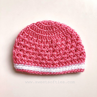 http://www.sweetsofties.com/2018/05/babys-lacy-beanie-free-crochet-pattern.html