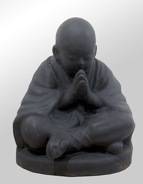 BUDDHA SHAOLIN (Medium-Black) | Terracotta Buddhas | Maison Chic